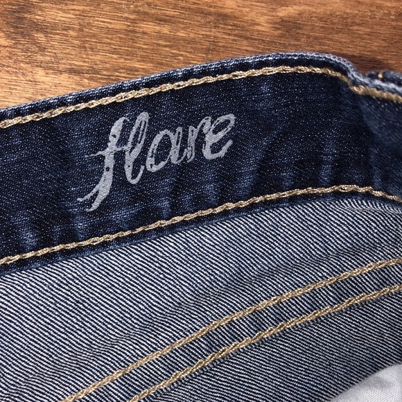 VINTAGE Calvin Klein size 6 flare jeans - Picture 6 of 7